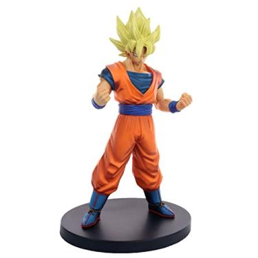 Imagem de FIGURE DRAGON BALL Z - GOKU SUPER SAIYAN - BURNING FIGHTERS REF.: 24218/17847 - BANDAI BANPRESTO, Multicolor