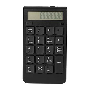 Imagem de Teclado numérico USB Mini numérico teclado numérico 2,4G teclado sem fio 29 teclas número teclado com tela LCD para laptop Desktop PC Pro
