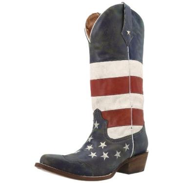 Imagem de ROPER Bandeira Americana Feminina, Vermelho/branco/azul, 8.5