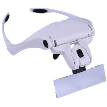 Imagem de Lupa de Cabeça Óculos 5 Lentes e Luz Led