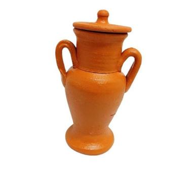 Imagem de Quartinha De Barro C/A Envernizada Numero 4 - Zp7