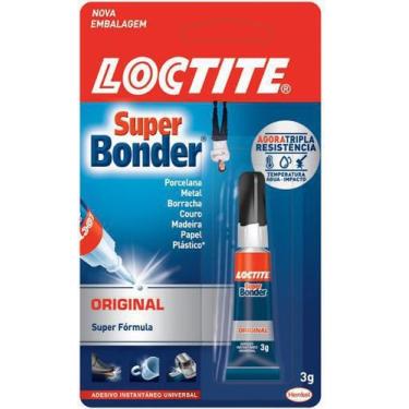 Imagem de Cola Super Bonder Original 3G  Loctite - Não Especificado
