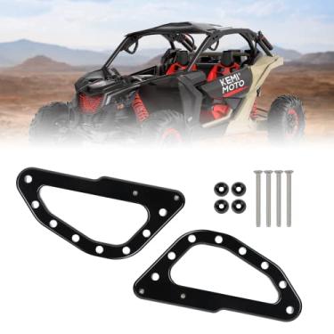 Imagem de Alças de pegada X3, alças de pegador de rolo Kemimoto compatíveis com Maverick X3 Xds Xrs Xmr Xrc Turbo RR alças de alumínio para gaiola de alumínio para serviço pesado 2017 2018 2019 2020 2021