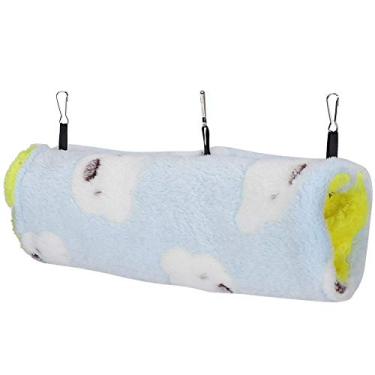 Imagem de Pequenos animais Hamster Cama Hamster Cama Canal Pendurado Casa para Chinchila Furão Esquilo Porquinho da Índia Rato Brincando Urso Verde Adormecido (G)