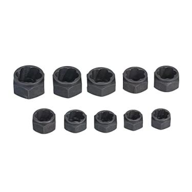 Imagem de Tingpai 11 Pcs Conjunto de Removedor de Porca de Pa fuso de Impacto Ext tor de Soquete de Torção 9-19MM Conjunto de Fer mentas de Removedor de Pa fuso de Métrica