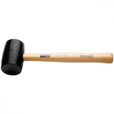 Imagem de Martelo Borracha Preta Modelo Americano 225 G Tramontina Pro