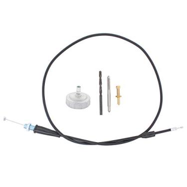 Imagem de Kit de remoção de cabos de acelerador Motoku e tampa de carburador e parafuso ajustável para Yamaha YFS200 Blaster 200