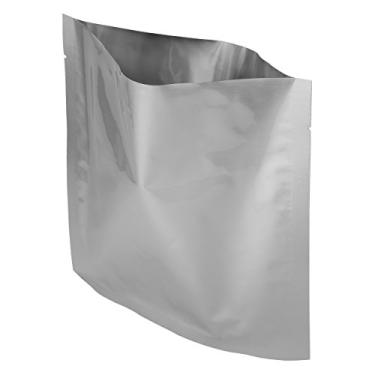 Imagem de Dry-Packs Sacos de proteção estática e umidade Mylar de 20,32 x 20,32 cm, reutilizáveis, seláveis a calor ou vácuo, prata, 20 unidades