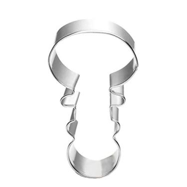 Imagem de Cortadores de biscoito em forma de chocalho para chá de bebê ZDYWY