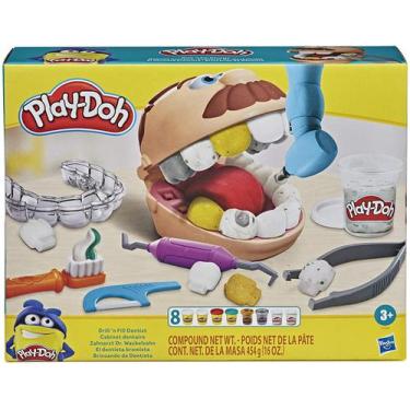 Imagem de Massinha Play Doh Brincando De Dentista - Hasbro F1259 - Play-Doh