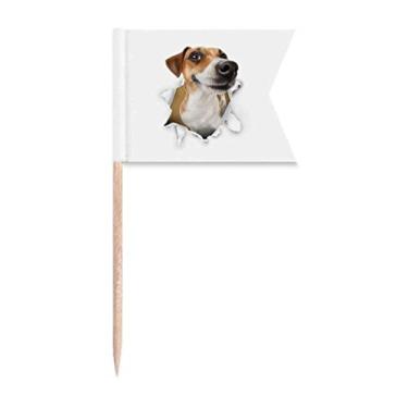 Imagem de Animal Paper Breaking Shock Pride Bandeiras para palito de dente marcadoras para bolo de festa, placa de queijo