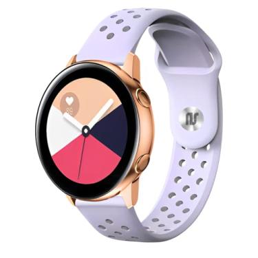 Imagem de Pulseira Nandos-Store compatível com Samsung Galaxy Watch 42mm / Active and Gear S2 (Lilás NK)