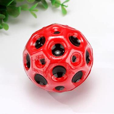 Imagem de Bola elástica de poliuretano de alta elasticidade, bola de lua, bola sólida de espuma, bola elástica (4 peças, cor aleatória)