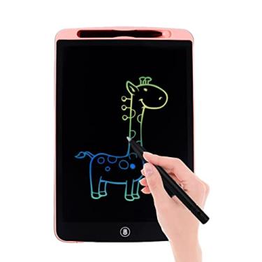 Imagem de Tablet Escrita LCD - Tablet desenho infantil com LCD,Almofada desenho apagável, brinquedo para crianças, adultos, aprendizagem e educação, 12 pol. Shrigm