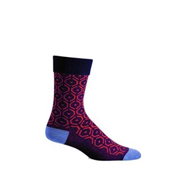 Imagem de Meia feminina Sockwell Hive - Violeta média/grande