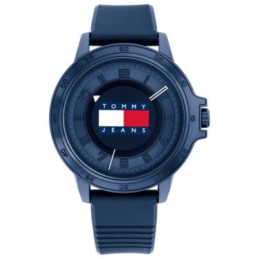 Imagem de Relógio Tommy Jeans Masculino Borracha Azul 1792034  masculino