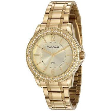 Imagem de Relógio MONDAINE dourado feminino 53601LPMVDE4