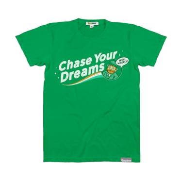 Imagem de Tipsy Elves Camisetas masculinas do Dia de São Patrício - Camisetas estampadas divertidas masculinas de manga curta, Green Chase Your Dreams With Whiskey, M