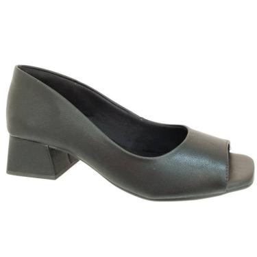 Imagem de Salto Feminino Scarpin Bebece Napa Bico Aberto T5267-338