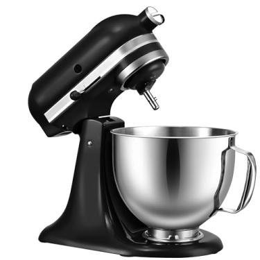 Imagem de 5 Quart Stainless Steel Mixer Bowl for KitchenAid Artisan & Classic Series 4.5&5 QT Tilt-Head Stand Mixers, Replacement Mixing Bowl for KitchenAid, Mixer Attachment for KitchenAid, Silver