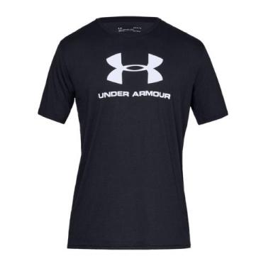 Imagem de Camiseta Under Armour Sportstyle Logo Preta - Masculino