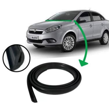 Imagem de Borracha Friso Acabamento Churrasqueira Parabrisa Siena - SB