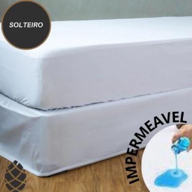 Imagem de Protetor de Colchão Solteiro Camesa com Elástico Malha Impermeável