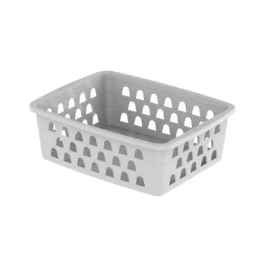 Imagem de Cesto Organizador Decorativo Médio Armário 20x15x6,5cm Mesa - Uninjet,