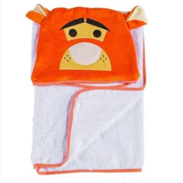 Imagem de Toalha Infantil com Capuz Bichos Tigre - 01 Peça - Happy Baby