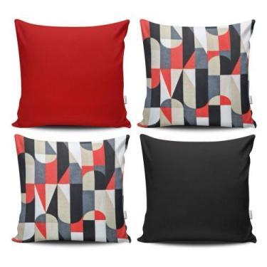 Imagem de Kit 6 Capas Almofadas Lindas Decorativas Sala Sofá C/ Ziper - JH Enxov