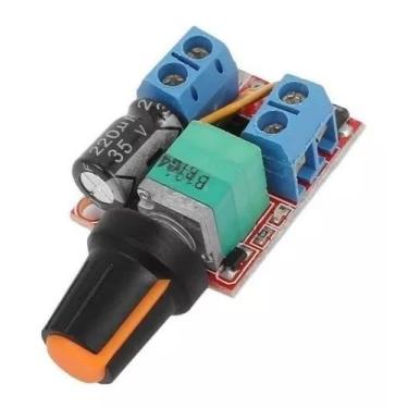 Imagem de Modulo Dimmer 3~30v 5a 90w Pwm Controle Velocidade - BLUTU