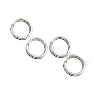 Imagem de 20 Argolas 3 em aço inox para isca artificial 6,50 mm x 1,10 mm - RVP