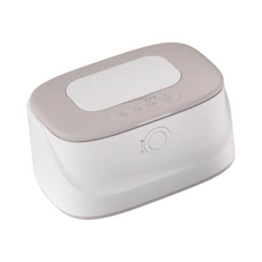 Imagem de YIJU Aquecedor de lenços umedecidos para bebês, grande capacidade, portátil, 3 controles de temperatura, silencioso, com luz noturna, dispensador de lenços