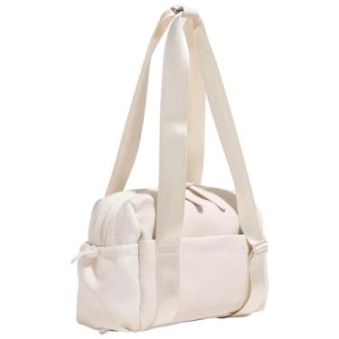 Imagem de Pequena bolsa de ginástica para mulheres, mini bolsa de ginástica com compartimento úmido, bolsa pequena para treino/esporte/viagem, Bege, Bolsa de ginástica pequena