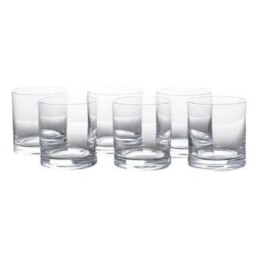 Imagem de 6 Copos De Cristal Para Whisky 280ml Barline Bohemia Titânio - GREMAX