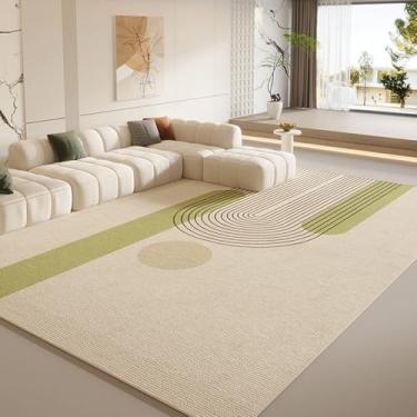 Imagem de HJZSZX Tapete de chão de carpete para sala de estar Tapete de mesa lateral Linhas Quarto Estudo Patchwork Carpet, SJR, 9,140X200CM (4,6X6,6FT)