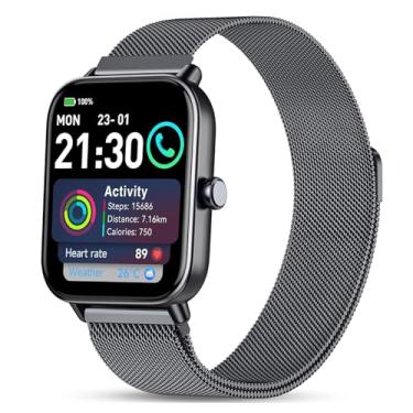 Imagem de Harikiri Pulseiras magnéticas compatíveis com aeac IDW19, pulseira de metal de 22 mm para Popglory P66/Donerton T50S/T50H, TOOBUR/ENOMIR/Yoever//Poounur/RUIMEN