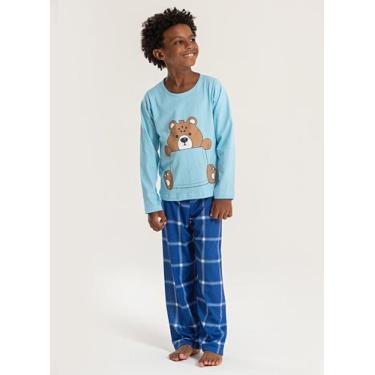 Imagem de Pijama Infantil  Menino Longo Urso - Molekada, 3