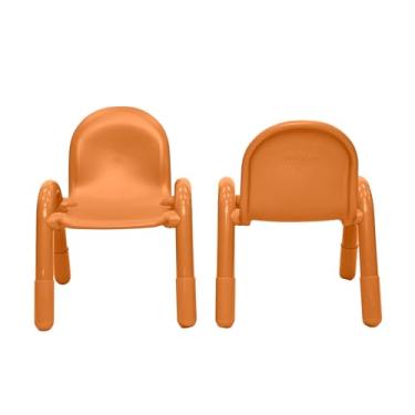 Imagem de Cadeira infantil infantil de 28 cm, madeira natural, pacote com 4, solução de assento ergonômica empilhável para salas de aula e escolas domésticas