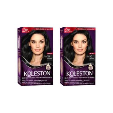 Imagem de Coloraçao Koleston 1.0 Preto Infinito-Kit C/2Un