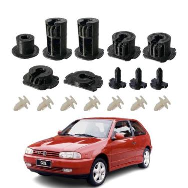 Imagem de KIT 1L  Suporte Presilha do Forro TRASEIRO Gol Parati CL GL GTi Bola +
