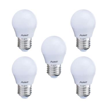 Imagem de Lâmpada Led Bolinha Avant 4W 4000K Bivolt 5 Unidades