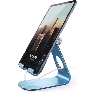 Imagem de Suporte para tablet Suporte de mesa ajustável Lamicall Dock Blue