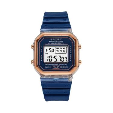 Imagem de Relógio Infantil Digital LED - Esportivo, Minimalista e Multifuncional