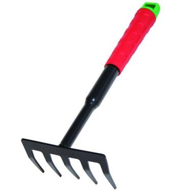 Imagem de Rastelo para Jardim 5 Dentes com Cabo Plástico 29cm FJ-1006 - 2937006 