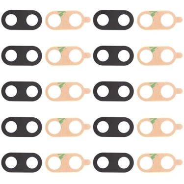 Imagem de YUNCHAO Acessórios telefônicos 10 PCS Lente da câmera traseira para Motorola One Hyper (azul) Substituição do telefone celular