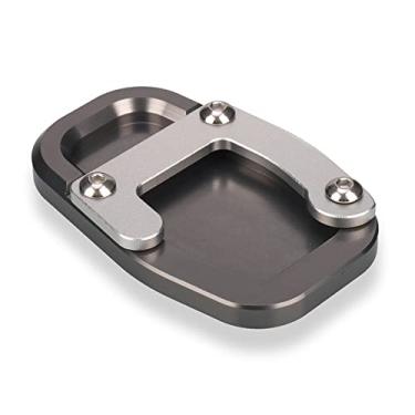 Imagem de Acc-Creativity Suporte para pé de motocicleta com ampliador lateral para placa de extensão compatível com DUCATI MONSTER 950 937 2021 (titânio)