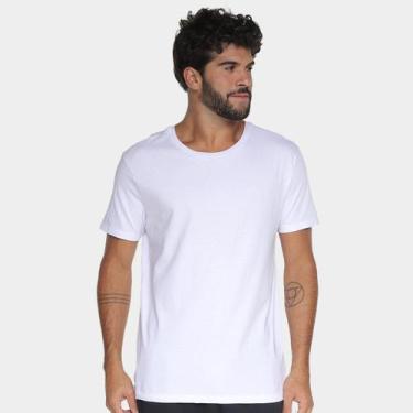 Imagem de Camiseta Cativa Básica Masculina, Branco, G1