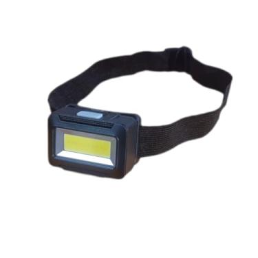 Imagem de Lanterna de Cabeça Led a Pilha, Portátil. Para Uso em Mecânica, Ciclismo, Caminhada, Trilha, Acampamento, Pesca Noturna, Vigilância, Etc. 3 Modos de Iluminação Resistente à Água. Profissional