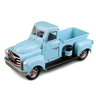 Imagem de Chusui Decoração de escritório doméstico de Natal vintage metal clássico camionete rústica CX